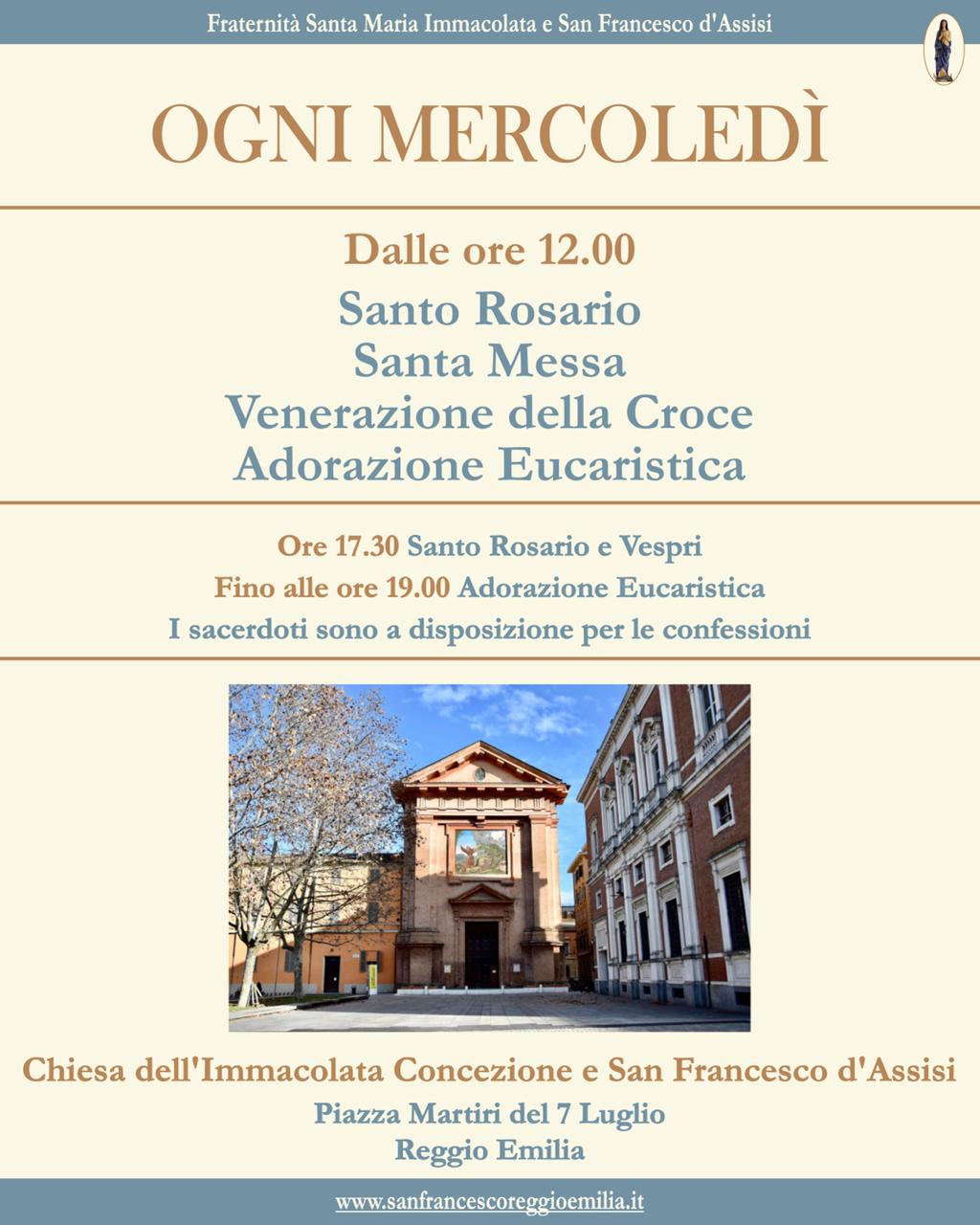 Mercoledì di preghiera